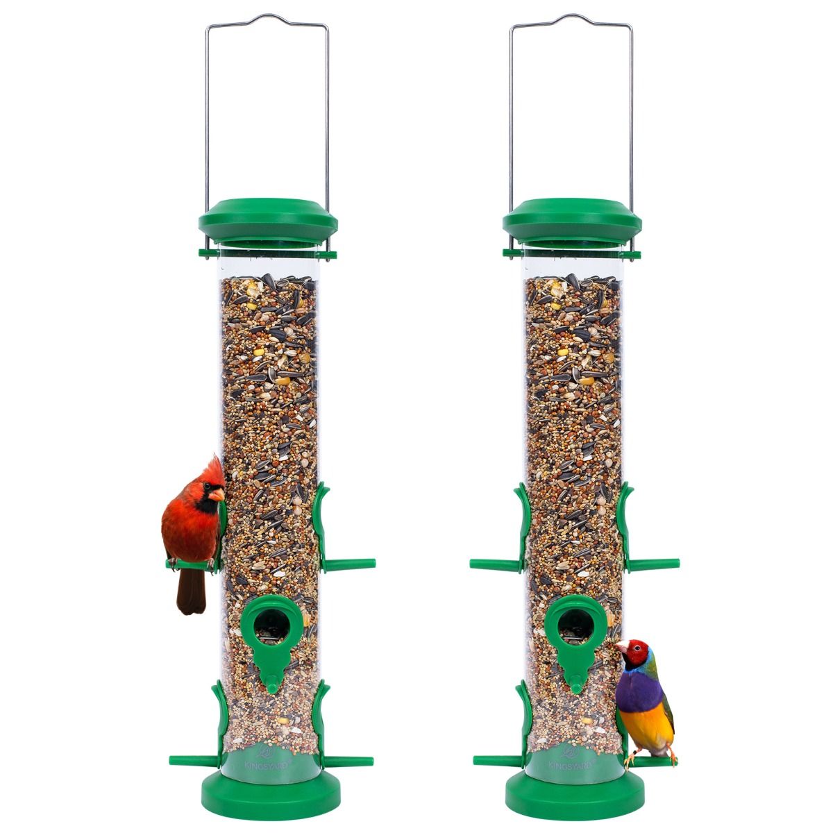 plastic tube finch feeders